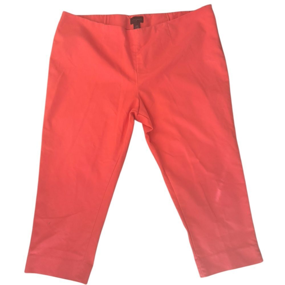 Pink/Peach Plus Size Women’s Capri Pants w/side Zipper-size 24W
